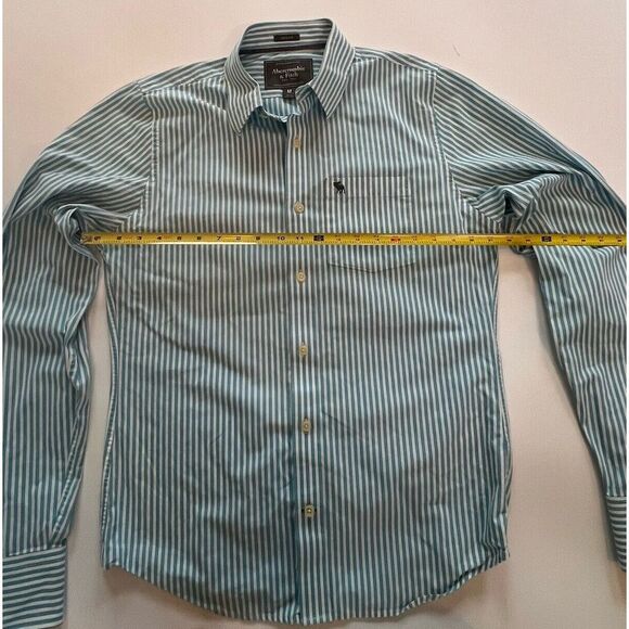 Vintage Abercrombie And Fitch Made In Hong Kong Pre-1997 Button Up Medium - Picture 7 of 11
